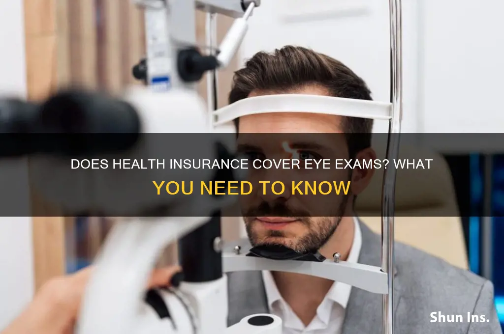 does health insurance cover an eye exam