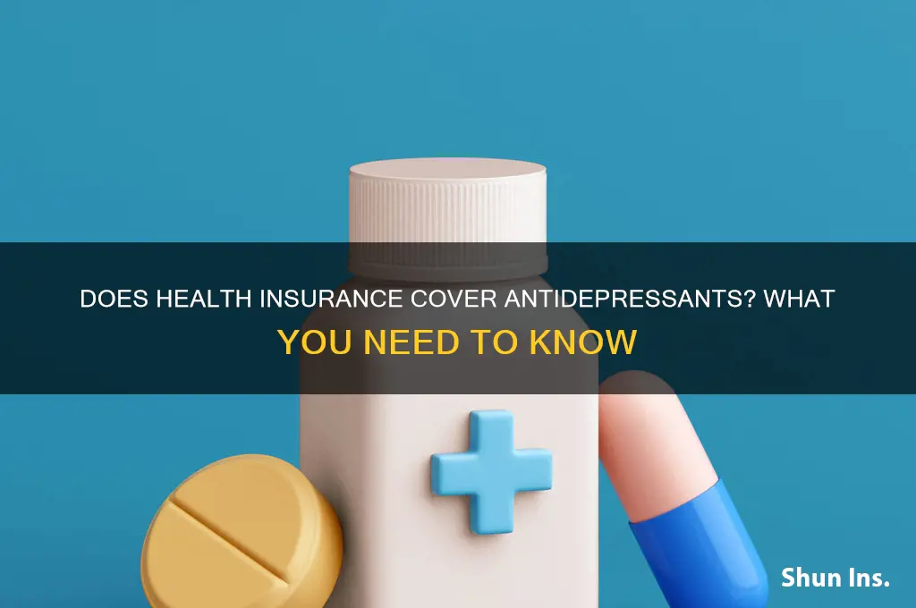 does health insurance cover antidepressants