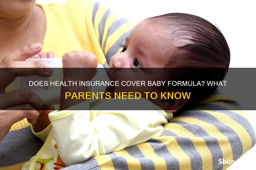 does health insurance cover baby formula