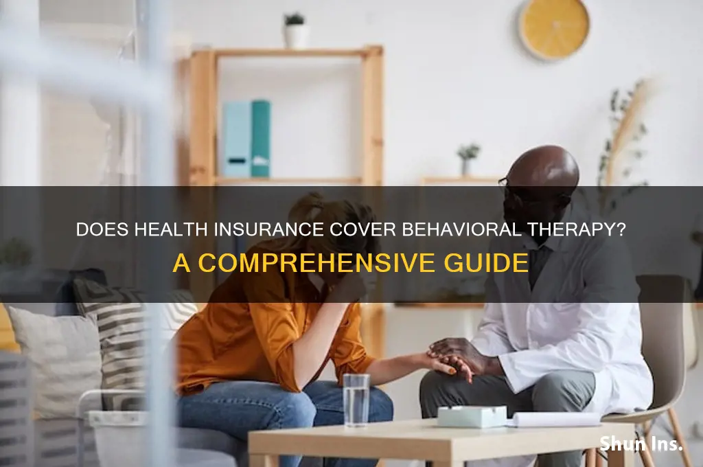 does health insurance cover behavioral therapy