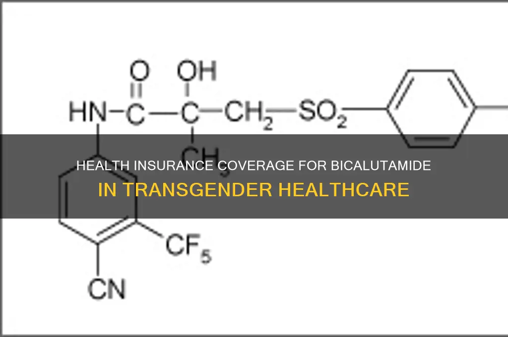 does health insurance cover bicalutamide for transgender people