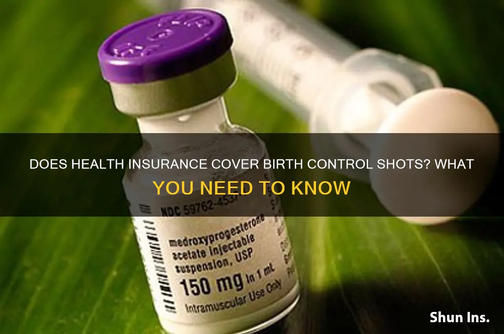 does health insurance cover birth control shot