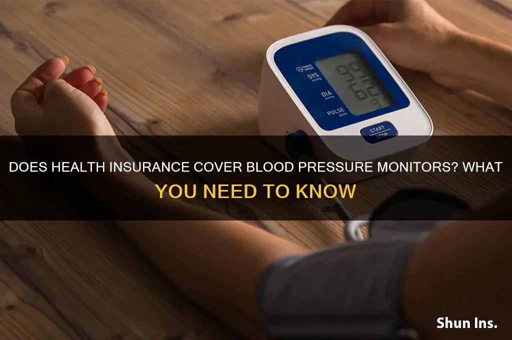 does health insurance cover blood pressure monitor