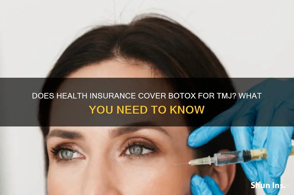 does health insurance cover botox for tmj