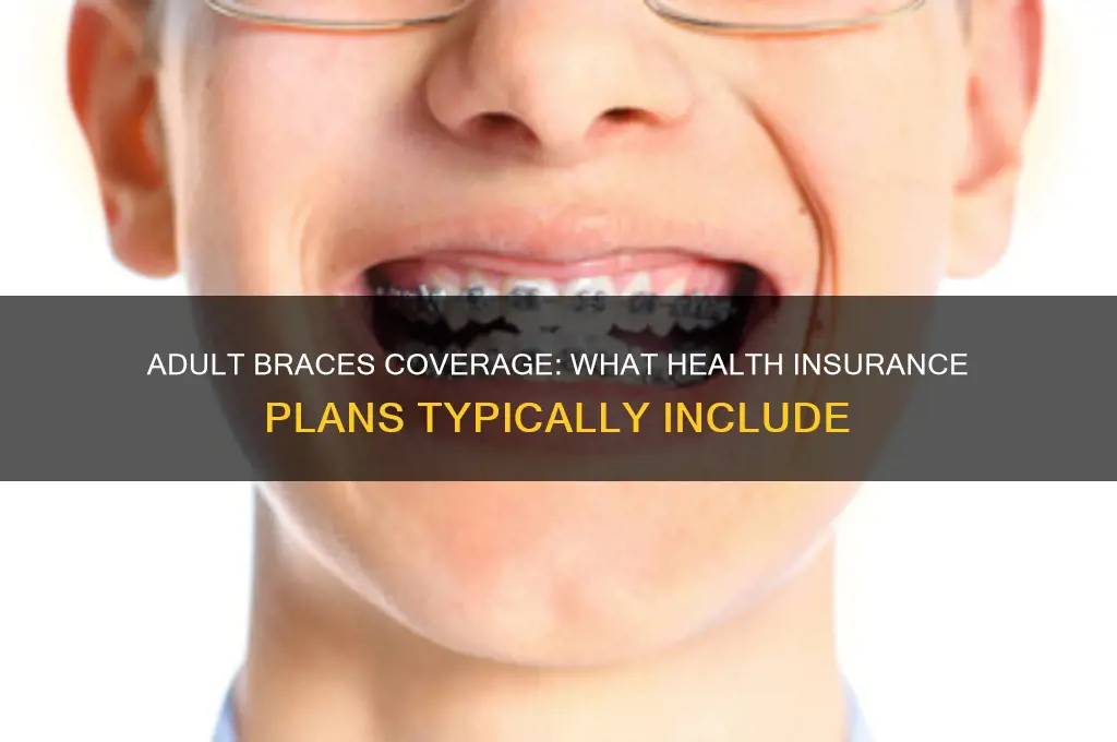 does health insurance cover braces for adults