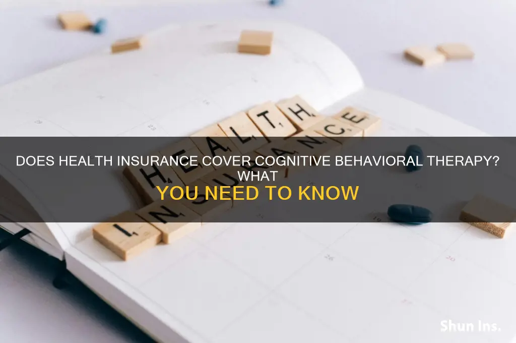 does health insurance cover cognitive behavioral therapy