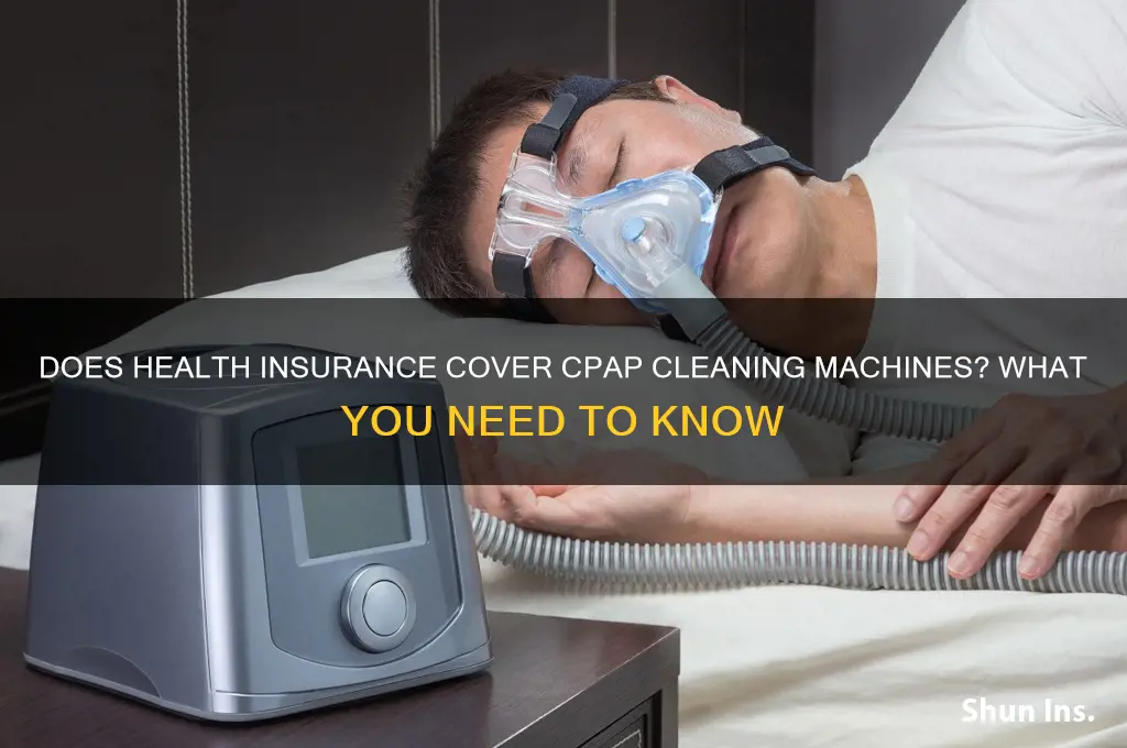 does health insurance cover cpap cleaning machines