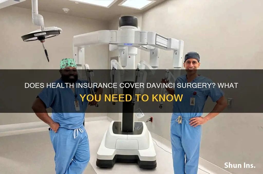 does health insurance cover davinci surgery
