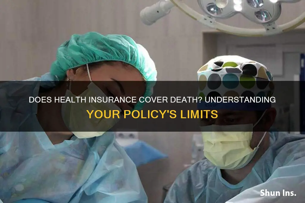 does health insurance cover death