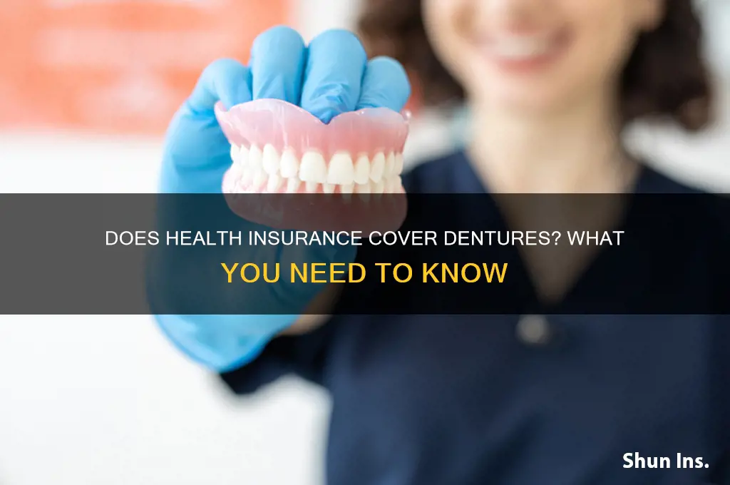 does health insurance cover dentures