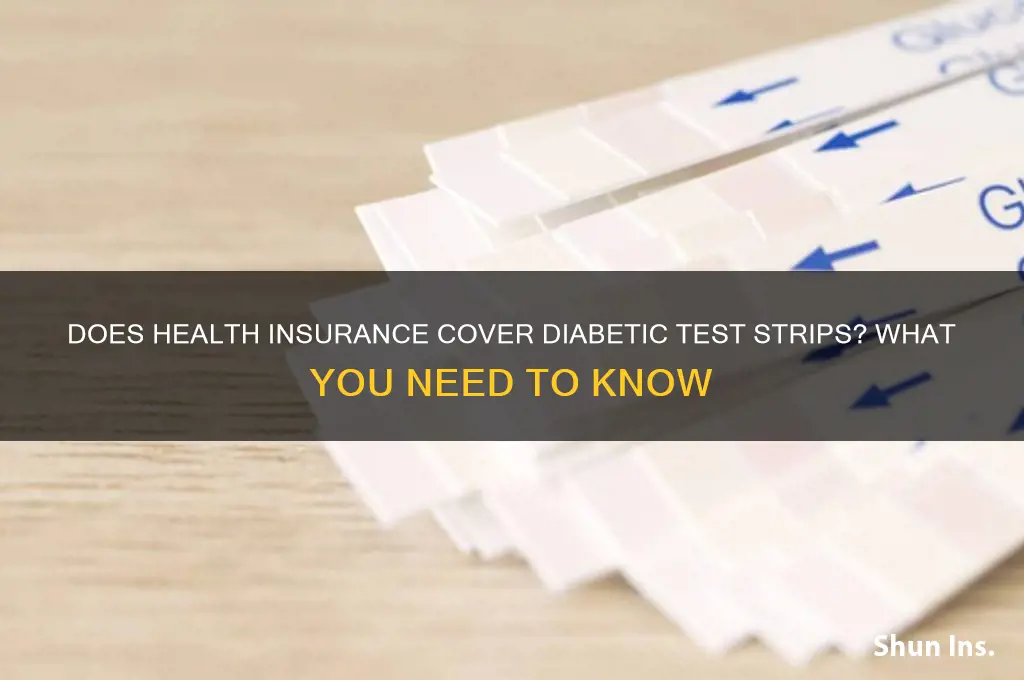 does health insurance cover diabetic test strips