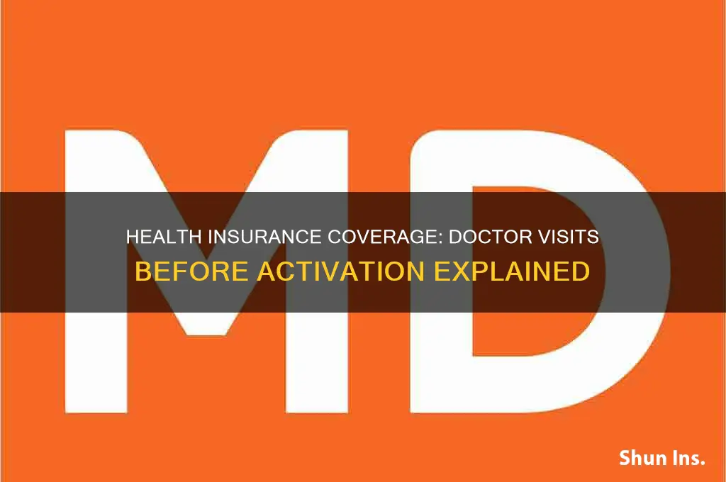 does health insurance cover doctor visits before activation