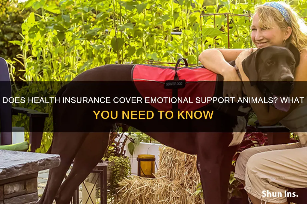 does health insurance cover emotional support animals