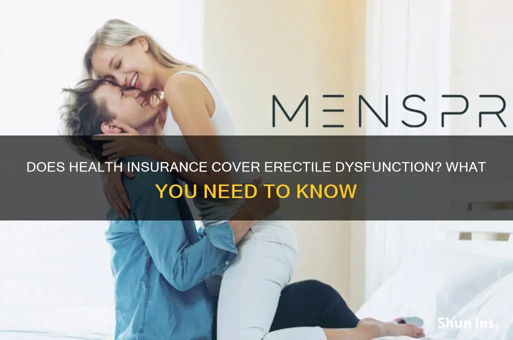 does health insurance cover erectile dysfunction