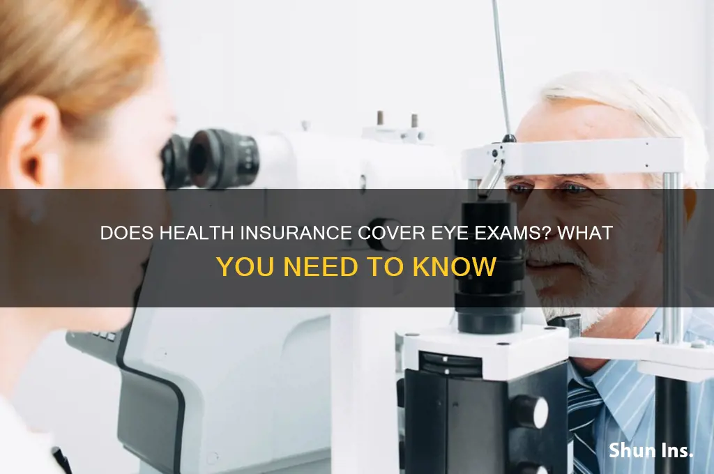 does health insurance cover eye exams
