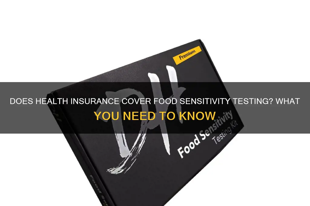 does health insurance cover food sensitivity test