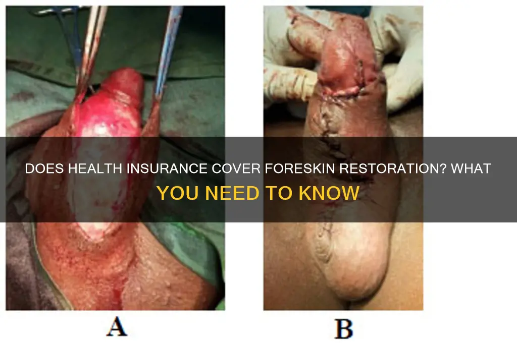 does health insurance cover foreskin restoration