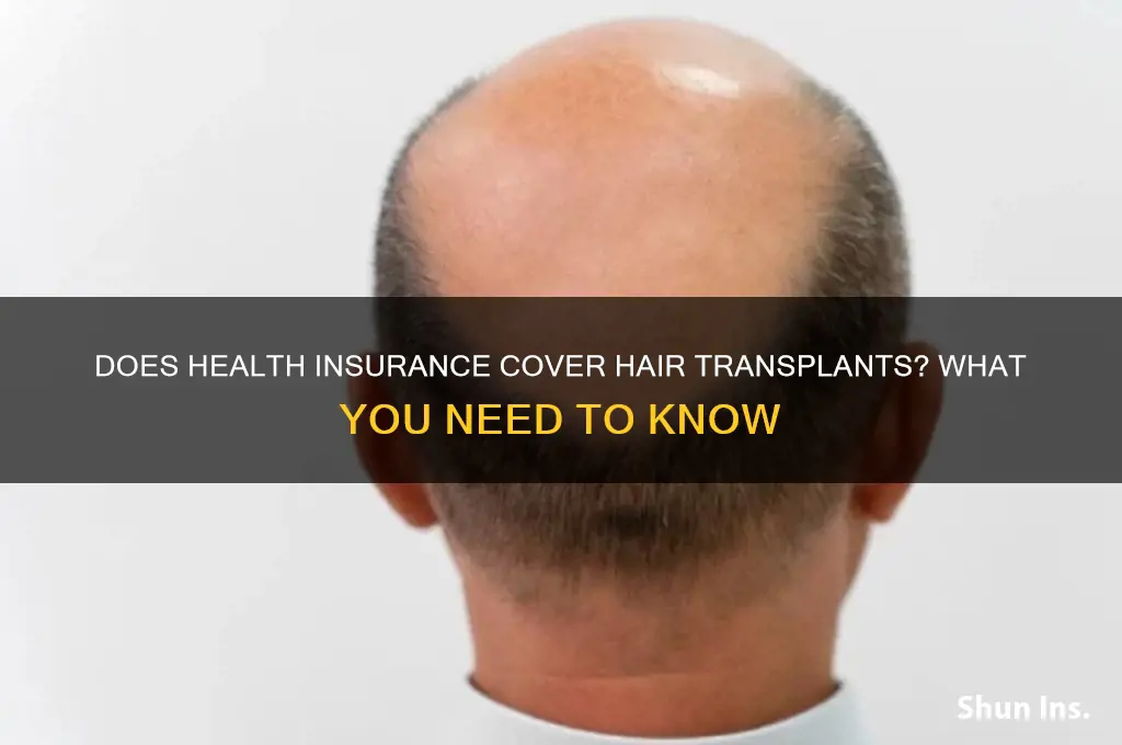 does health insurance cover hair transplant