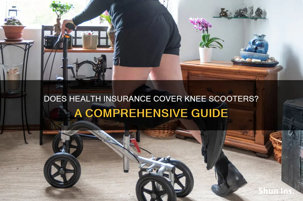 does health insurance cover knee scooters