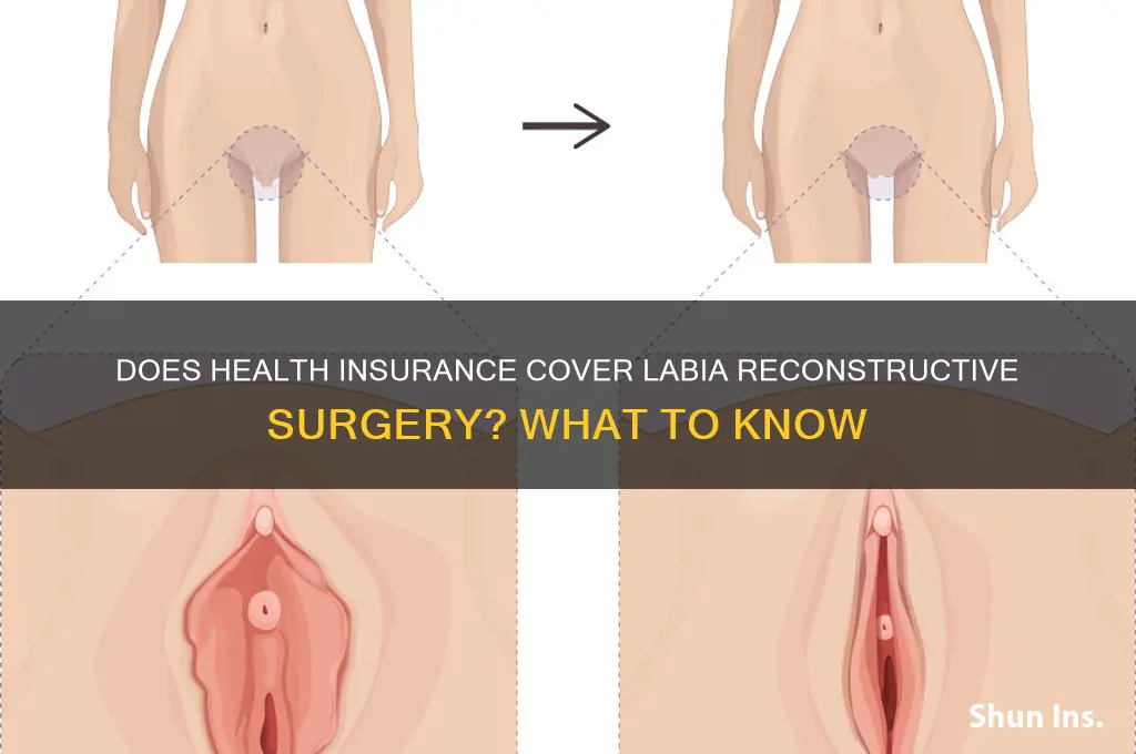 does health insurance cover labia recontructive surgery