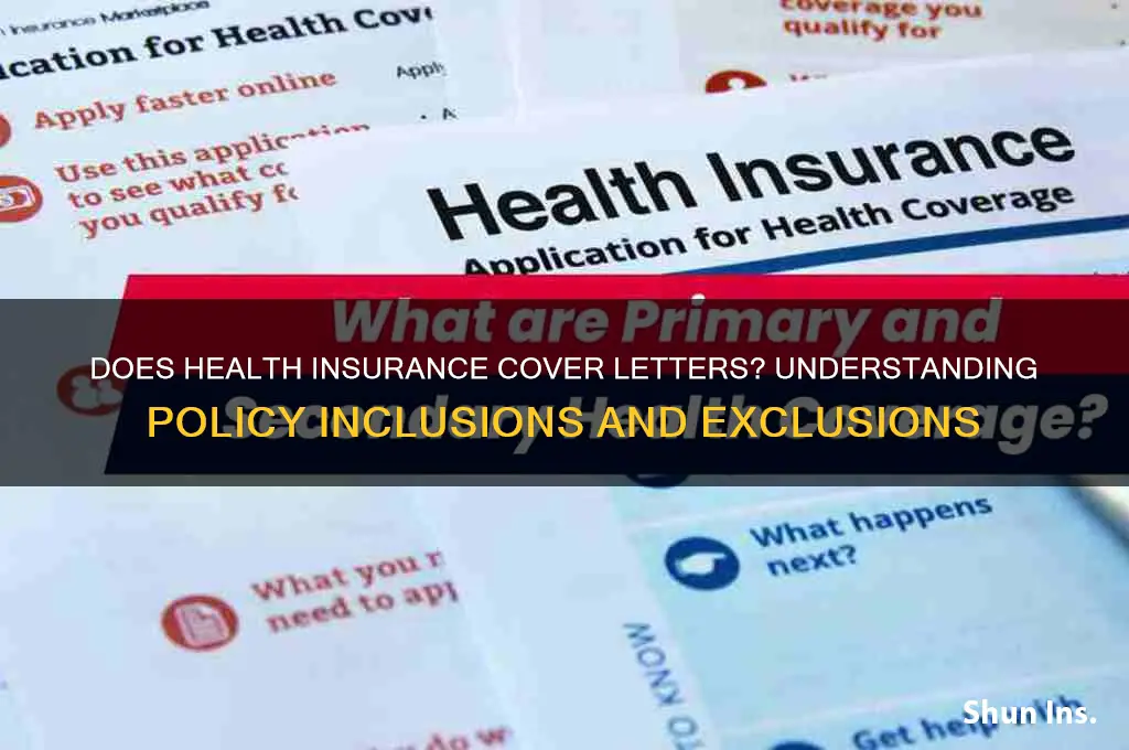 does health insurance cover letter