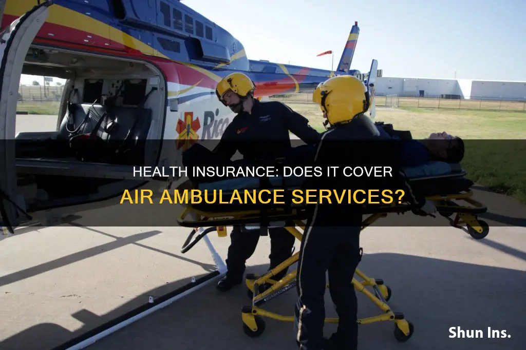 does health insurance cover life flight helicopter ride