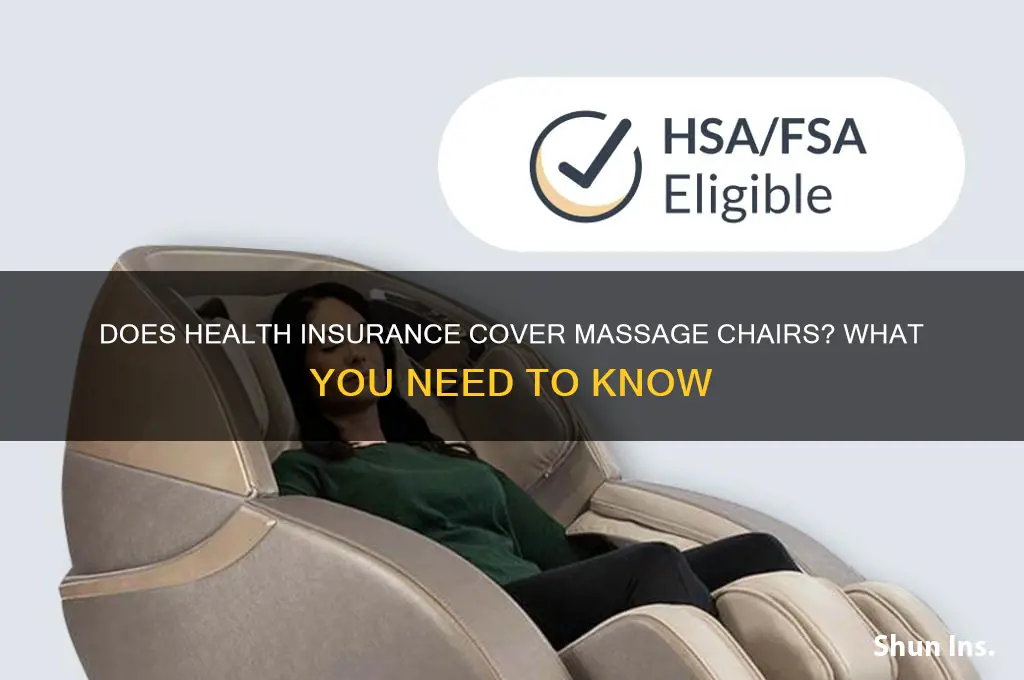 does health insurance cover massage chair