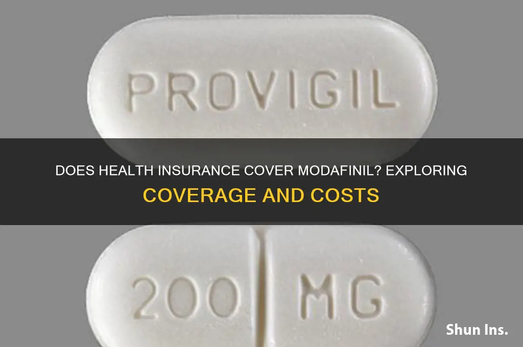 does health insurance cover modafinil
