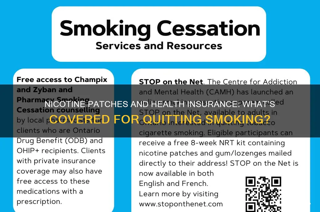 does health insurance cover nicotine patches
