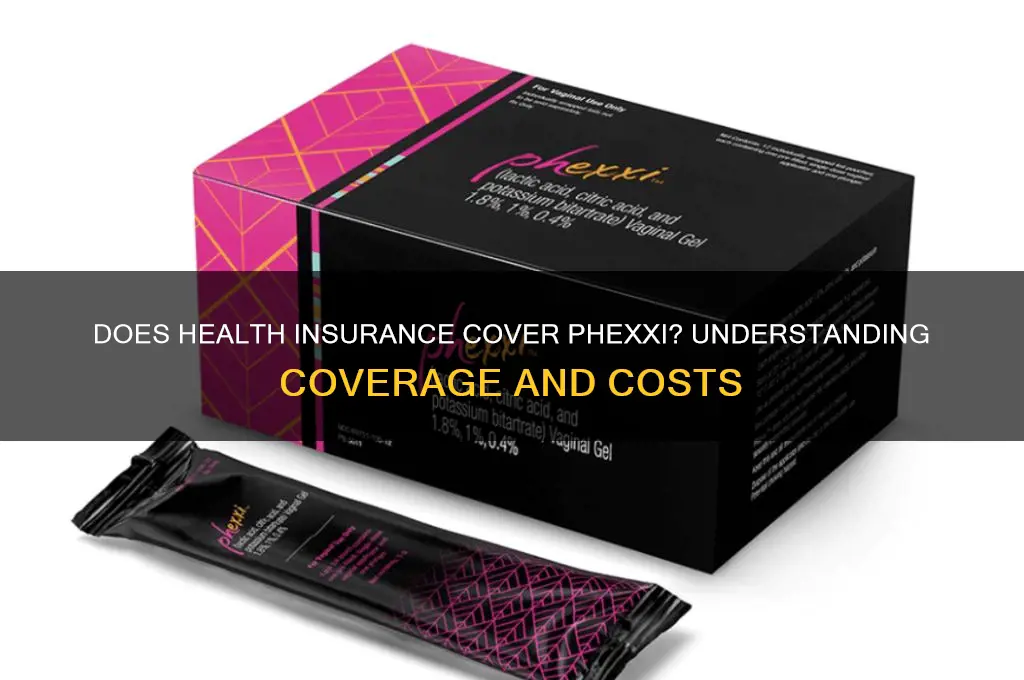does health insurance cover phexxi