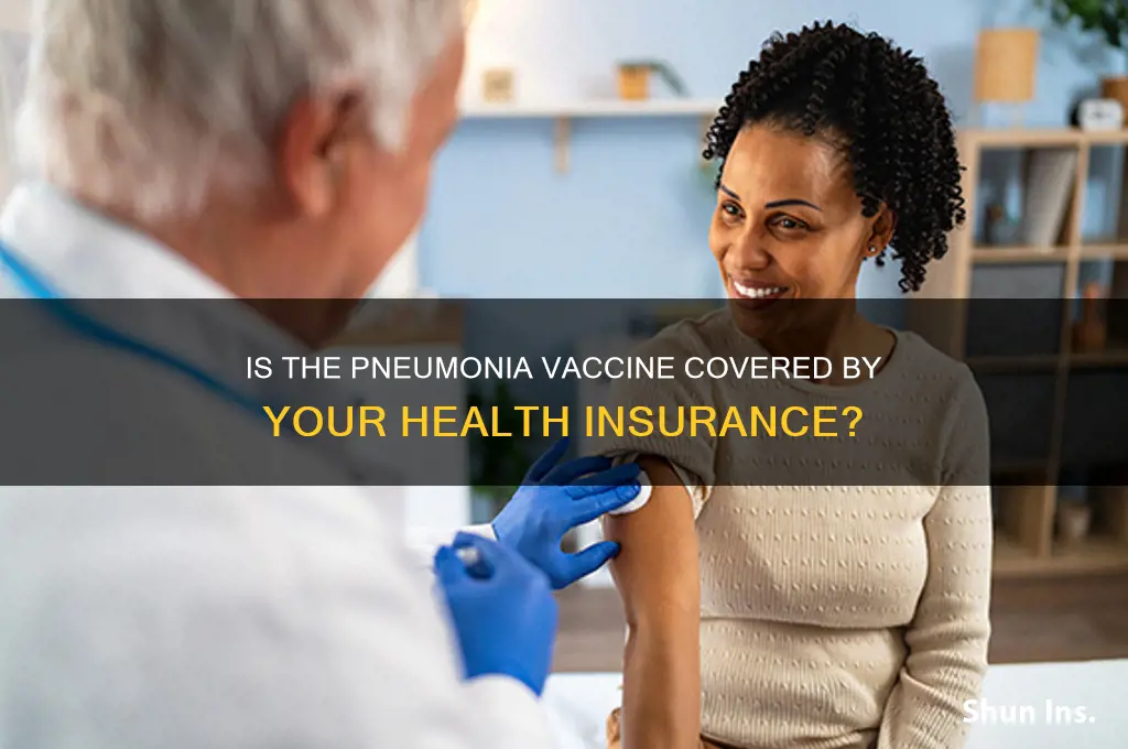 does health insurance cover pneumonia vaccine