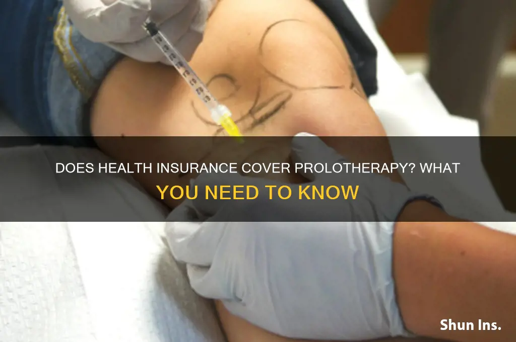 does health insurance cover prolotherapy