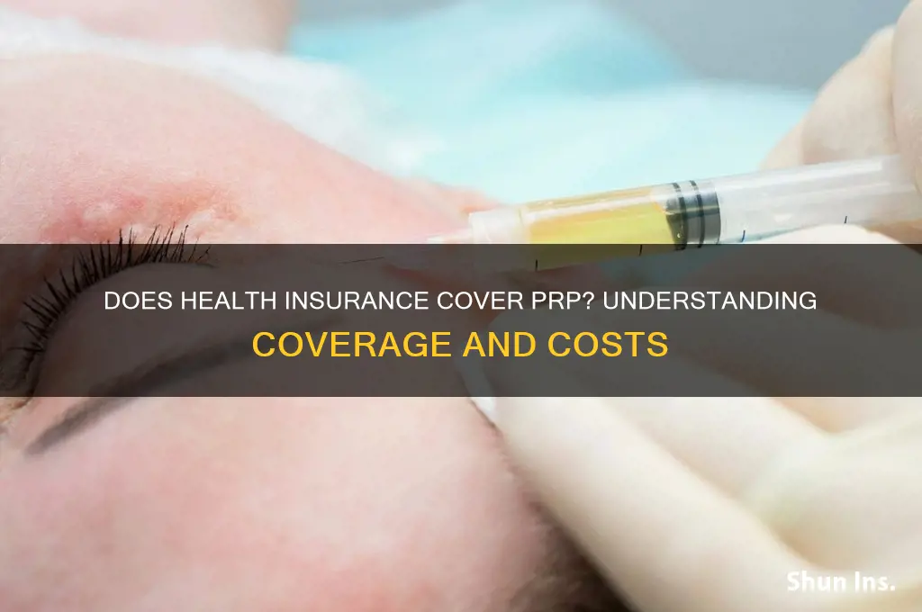 does health insurance cover prp