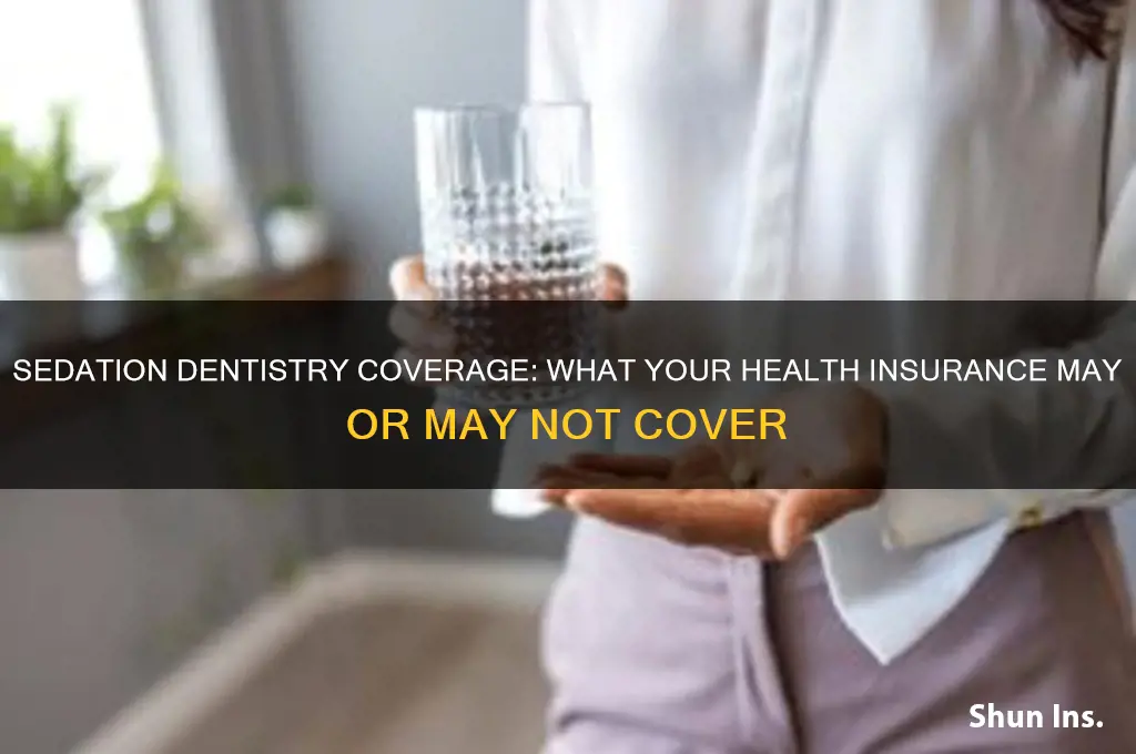 does health insurance cover sedation dentistry