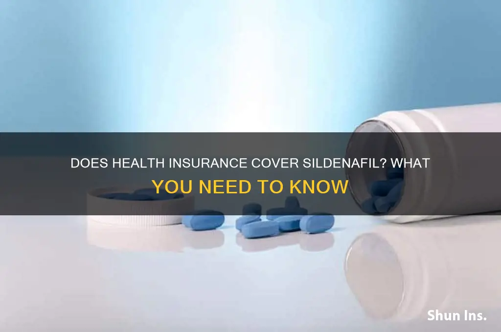 does health insurance cover sildenafil