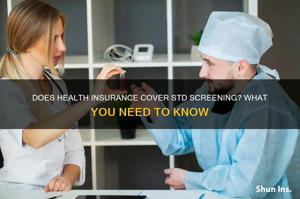 does health insurance cover std screening