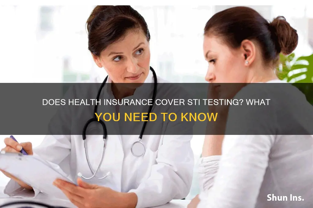 does health insurance cover sti testing