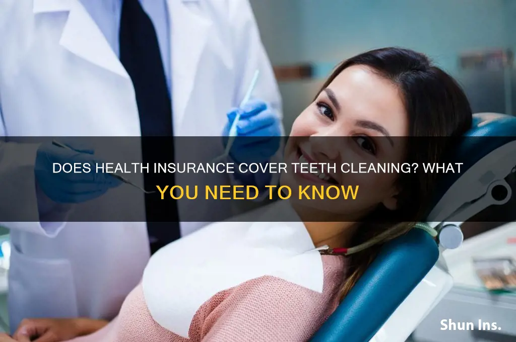 does health insurance cover teeth cleaning