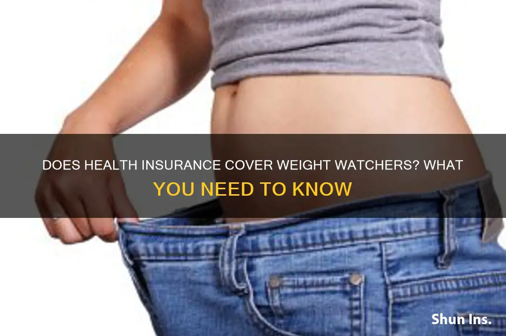 does health insurance cover weight watchers