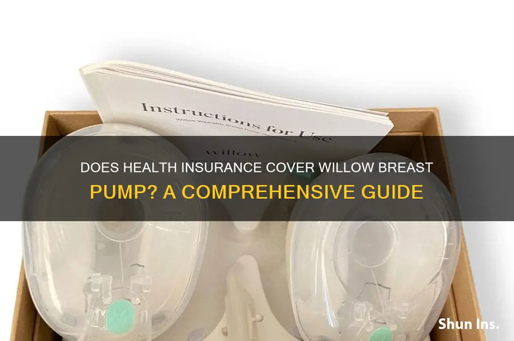 does health insurance cover wilow breast pump