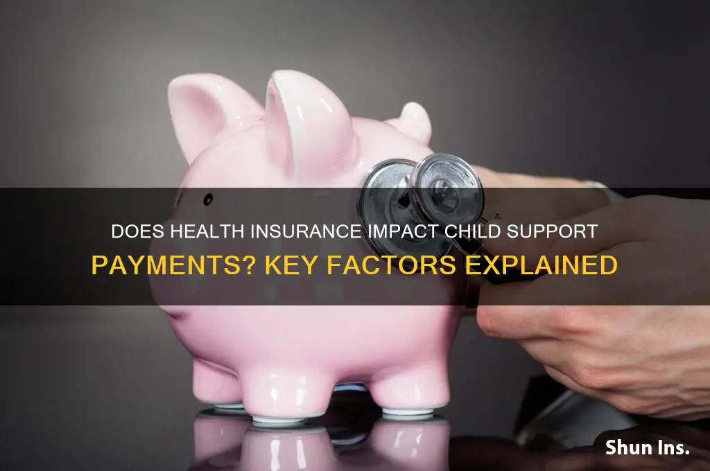does health insurance factor into child suppport