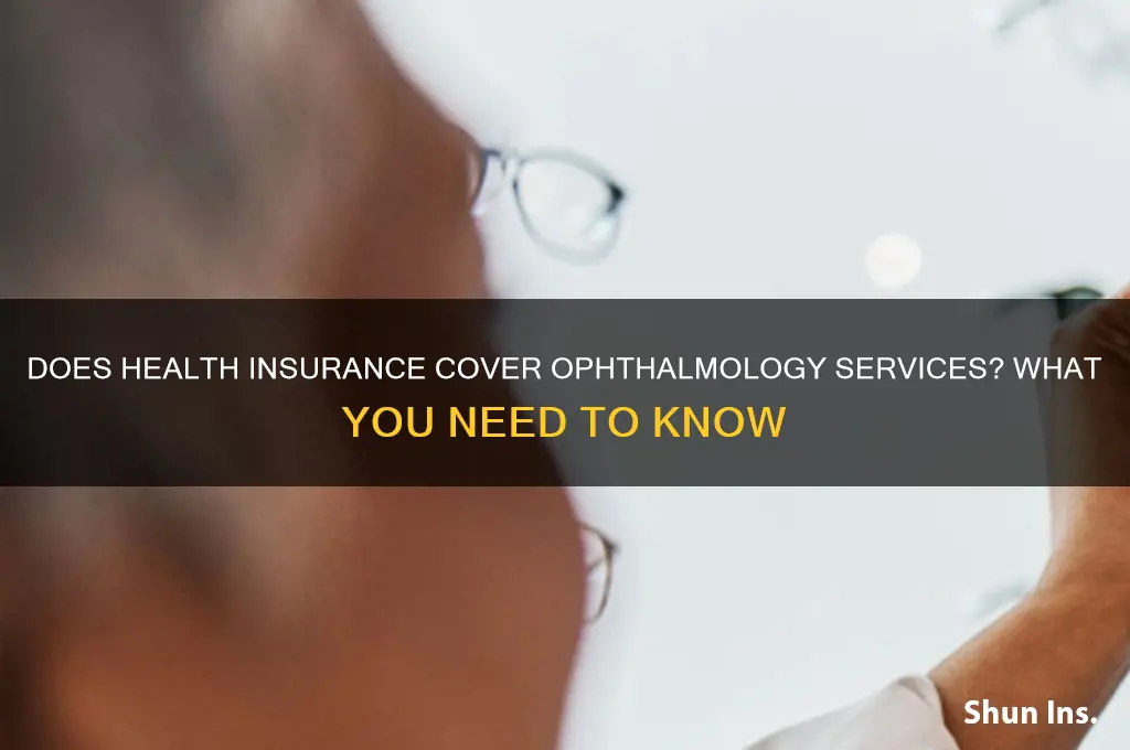 does health insurance include opthamology
