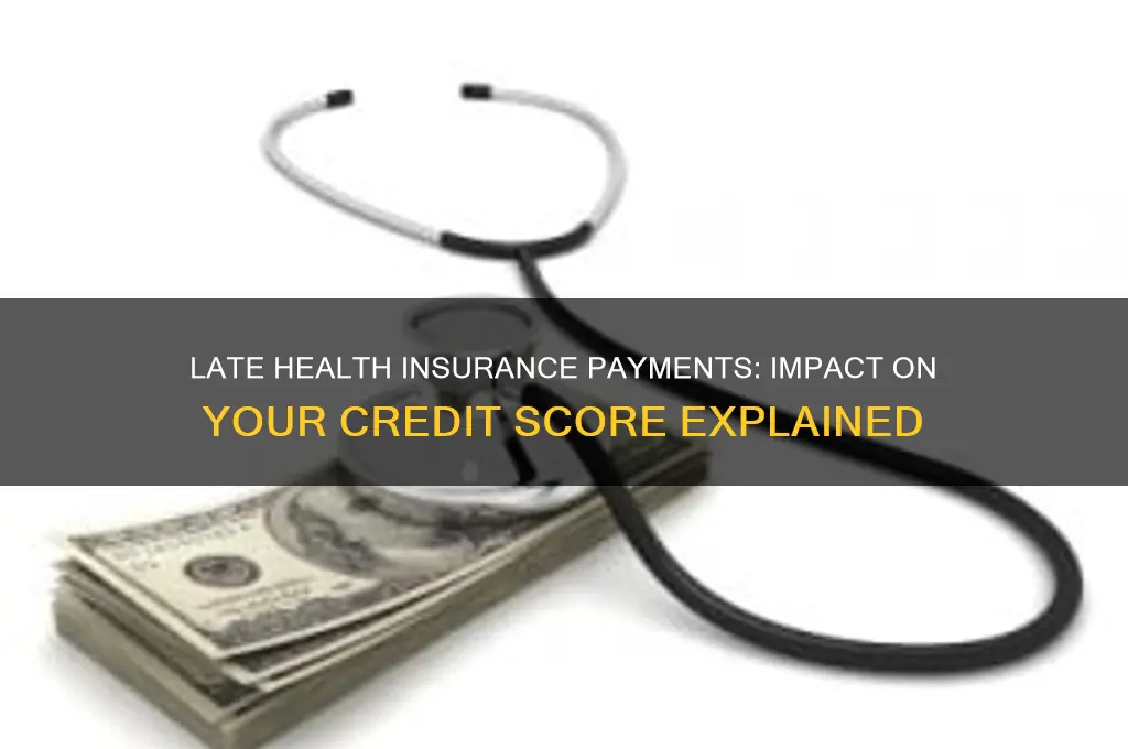 does health insurance late payment affect credit