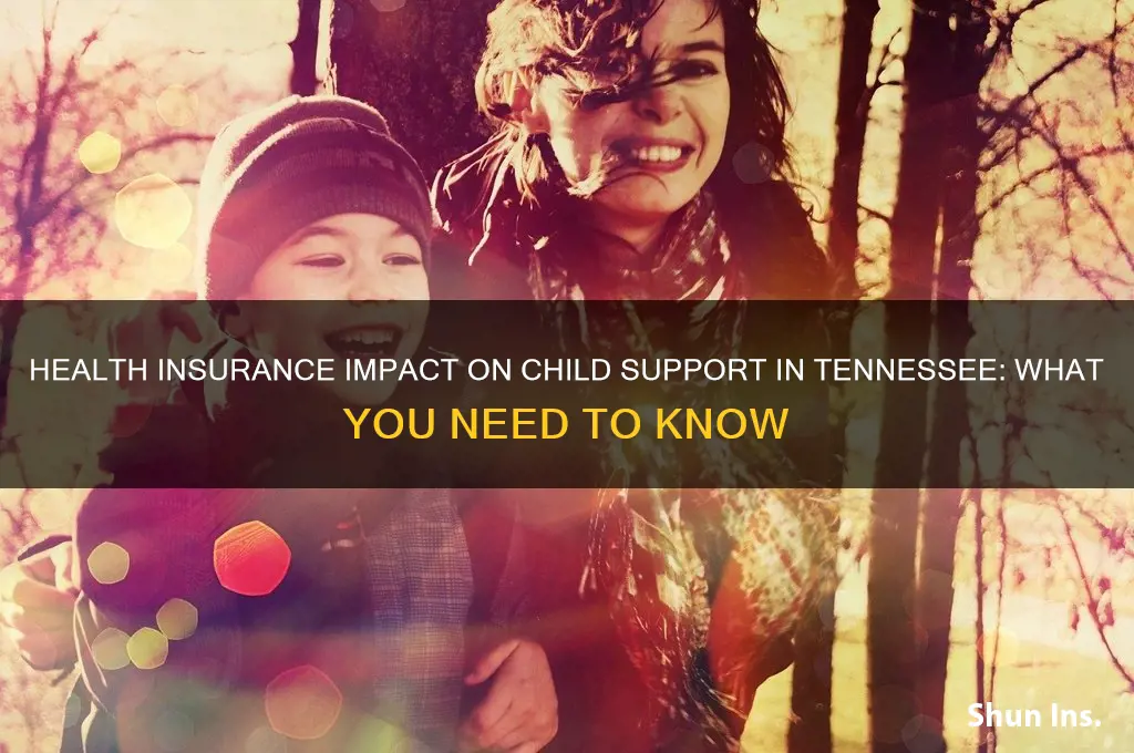 does health insurance lower child support in tn
