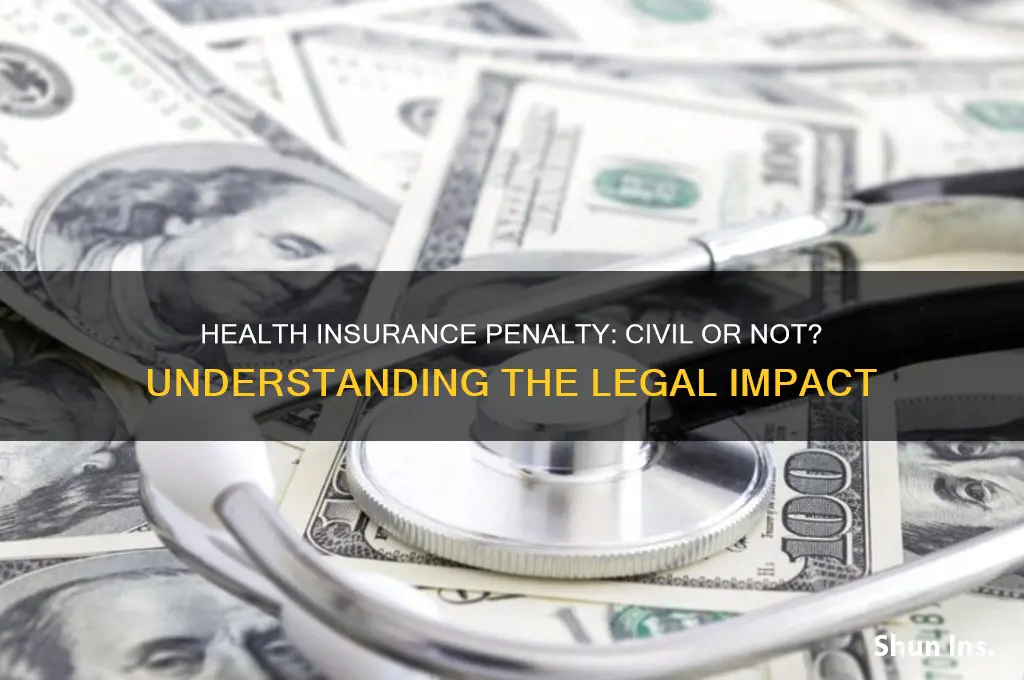 does health insurance penalty count as civil penalty