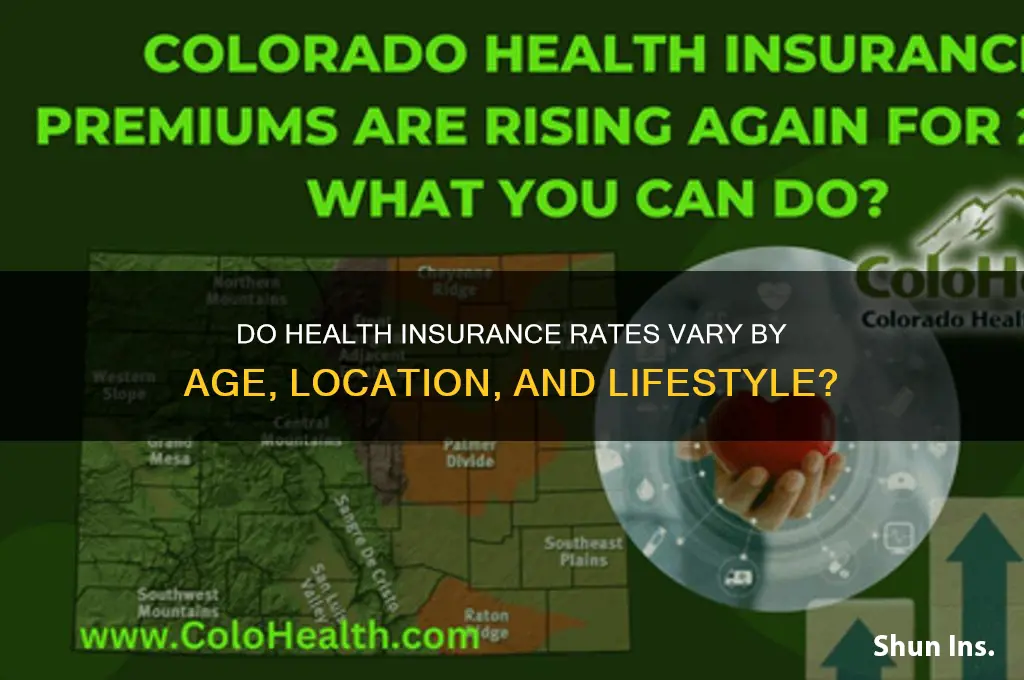 does health insurance rates vary
