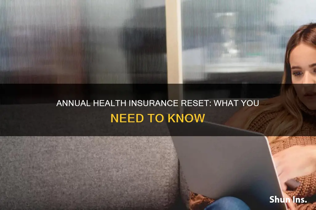does health insurance reset every year