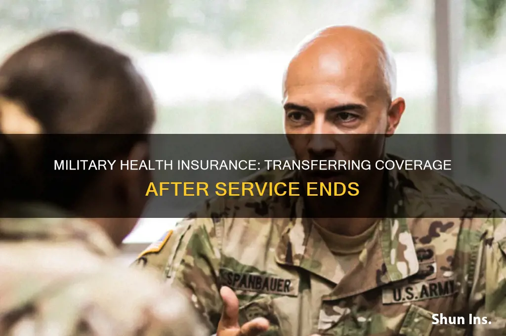 does health insurance transfer out of the military