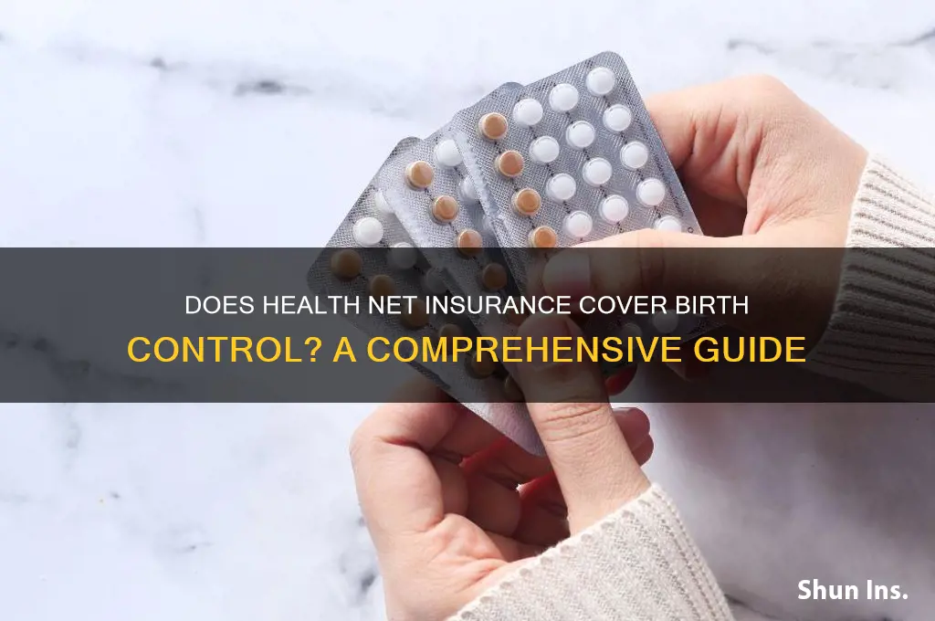 does health net insurance cover birth control