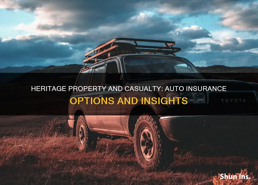 does heritage property and casualty do auto insurance